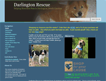 Tablet Screenshot of helpdarlingtonpets.com